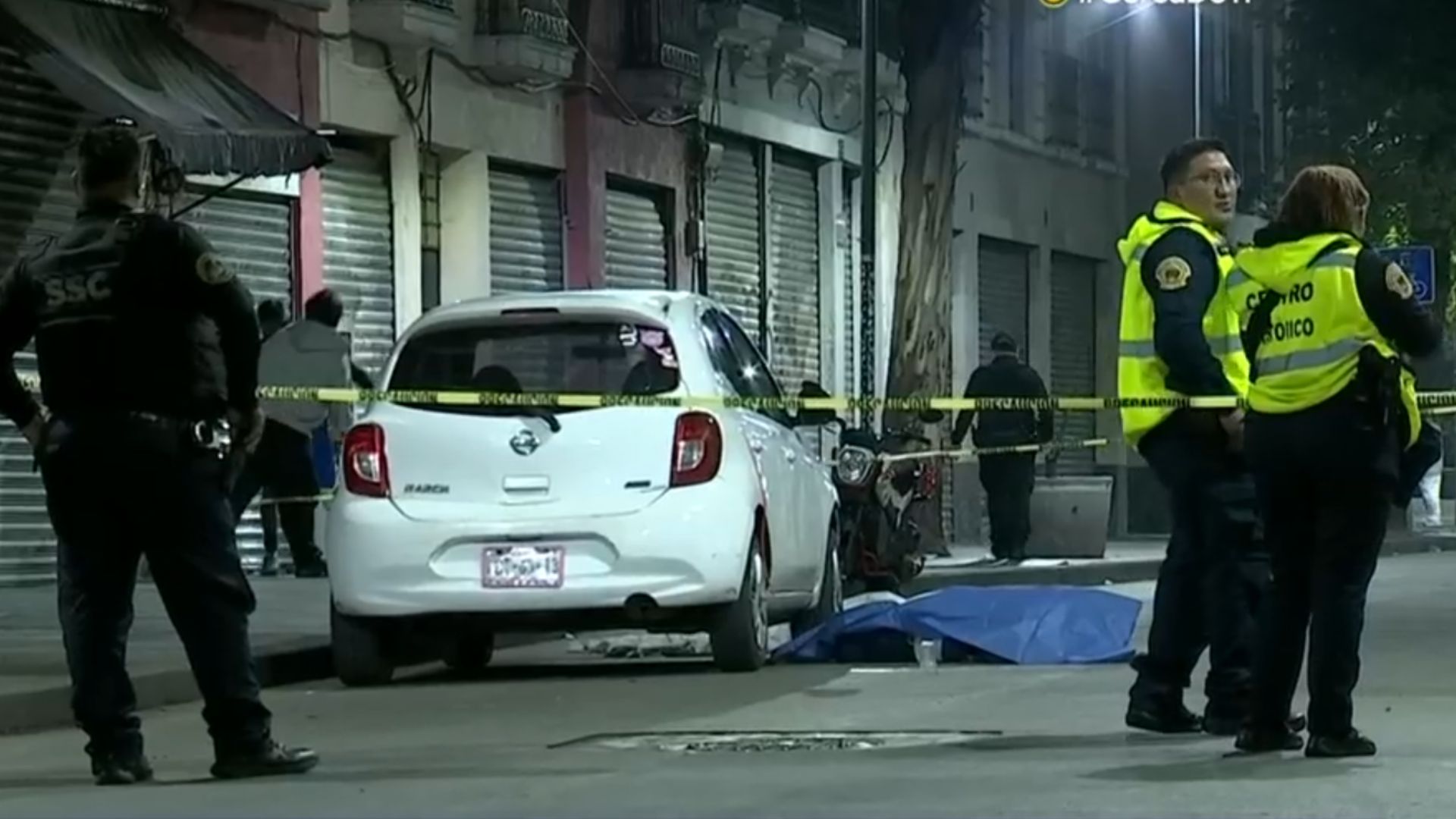 Ataque a balazos en el Centro Histórico de CdMx deja dos hombres muertos. TD Fin de Semana Nocturno CdMx, 13 de septiembre de 2026