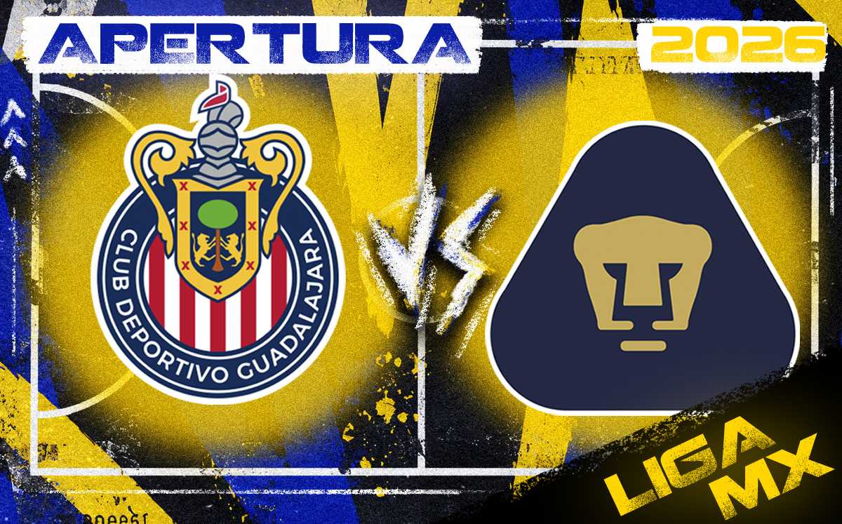 Chivas y Pumas se enfrentan en el estadio Akron por la jornada 8
