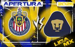Chivas y Pumas se enfrentan en el estadio Akron por la jornada 8