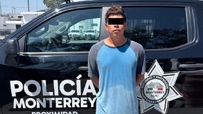 La detención se realizó en el cruce de las calles Albino Espinosa y Colegio Civil.