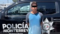 La detención se realizó en el cruce de las calles Albino Espinosa y Colegio Civil.