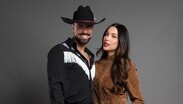 Fernando Lozada y su actual pareja.