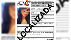 Greyci Mariela fue localizada cerca de Nuevo Valle de Moreno.