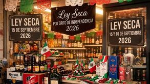 Ley Seca por la celebración del Grito de Independencia | Generada con Gemini