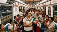 El Metro es una opción para llegar a las fiestas patrias en Monterrey