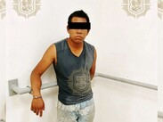 Elementos de la Policía Municipal acudieron al lugar y detuvieron al hombre.