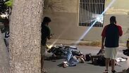 Según explicaron los afectados, el hundimiento se originó por un colector colapsado.
