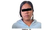 Fiscalía Edomex detiene e ingresa a penal a una mujer que presuntamente participó en feminicidio de sus dos hijas en Almoloya de Juárez. | FGJ Edomex