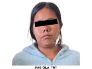 Fiscalía Edomex detiene e ingresa a penal a una mujer que presuntamente participó en feminicidio de sus dos hijas en Almoloya de Juárez. | FGJ Edomex