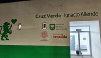El lesionado acudió a la clínica de la Cruz Verde por sus propios medios.