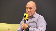 Miguel Flores director deportivo de Sultanes de Monterrey en entrevista para Canal 6 Deportes. / Martha Cedillo