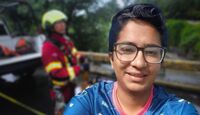 Personal de la DASU, Protección Civil, la Marina y familiares de Hugo Alejandro buscan al estudiante en el Alseseca