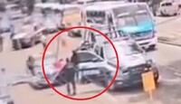 La versión de la SSP asegura haberle asegurado una motocicleta que no se aprecia en ninguna parte del video / Daniel Hernández