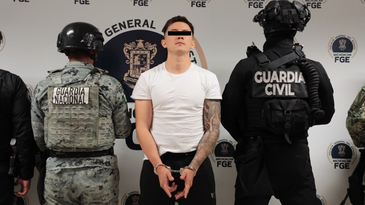 Alexis Jesús ‘N’, alias 'El Brilloso' es acusado de participar activamente en la planeación del homicidio de Carlos Manzo