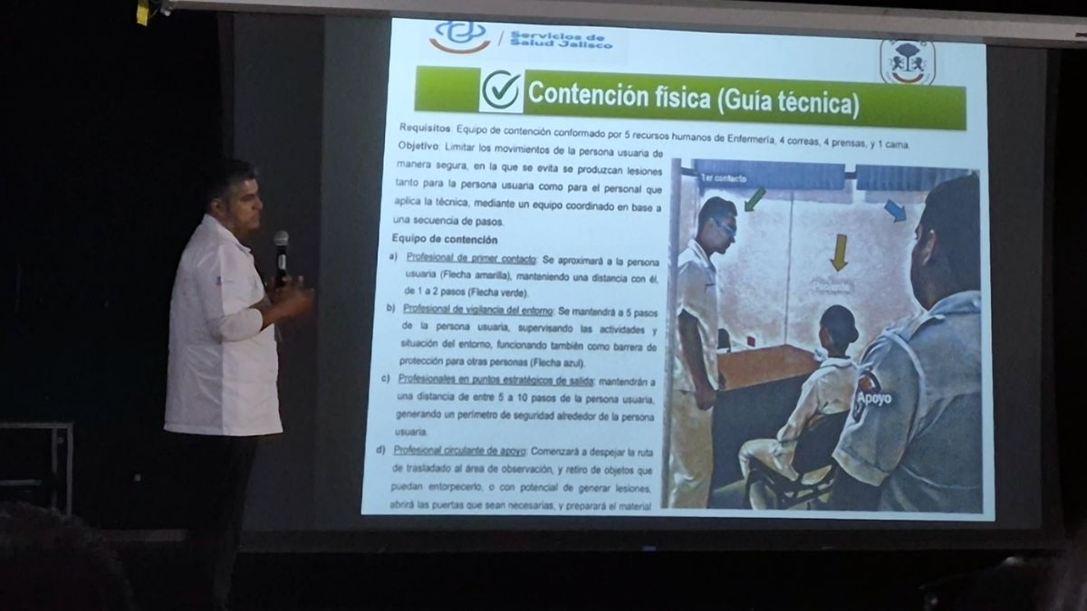¿Cómo ayudar a una persona durante una crisis emocional o psiquiátrica? Esto enseñan en Jalisco