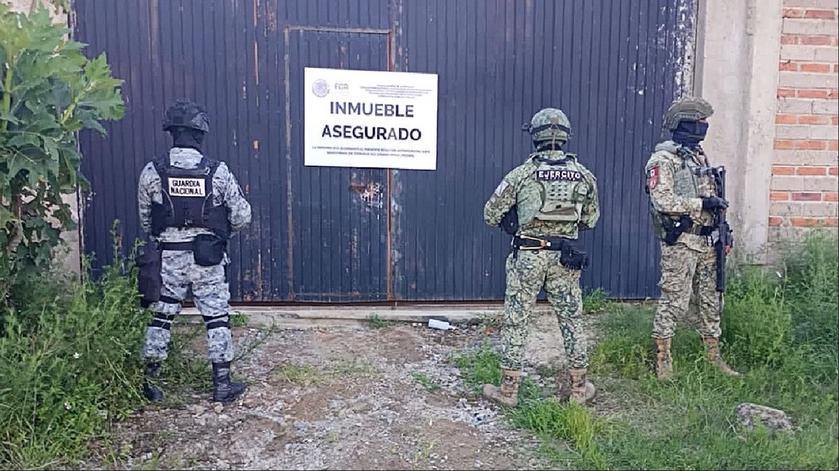 El inmueble quedó bajo resguardo de autoridades federales. | FGR