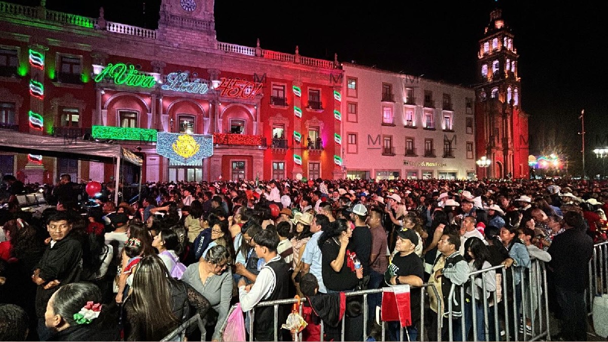 Grito de Independencia en León.