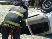 El pavimento se abrió aún más justo cuando el vehículo circulaba en el sitio | Comisaría de Tonalá