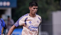 Santiago Ramos Mingo en su primer entrenamiento con América / @ClubAmerica