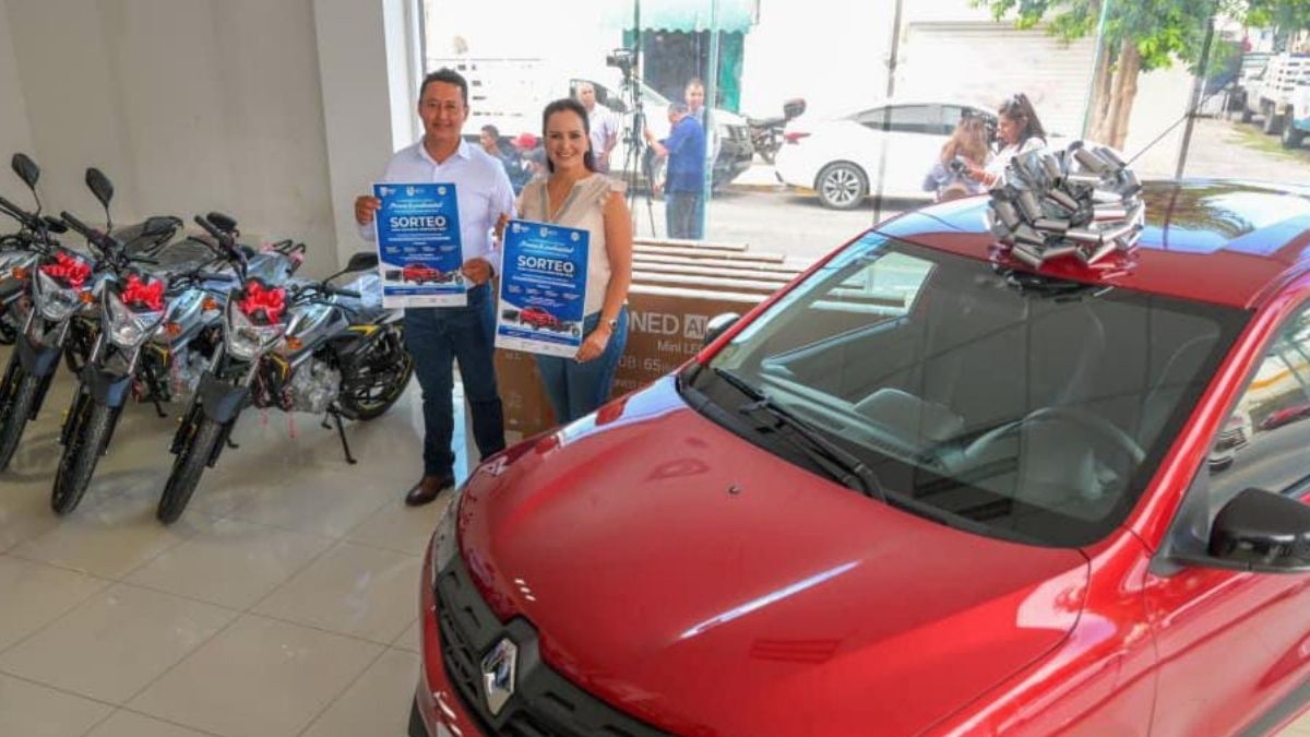 La Alcaldesa explicó que se entregará un boleto por cada facturación pagada durante el periodo del sorteo.