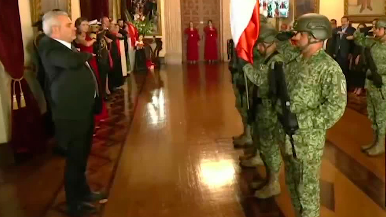 Alfredo Ramírez Bedolla encabeza el Grito de Independencia en Morelia