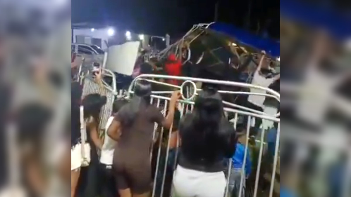 Varios asistentes corrieron para auxiliar a las personas afectadas y ayudar en la evacuación