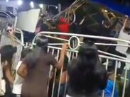 Varios asistentes corrieron para auxiliar a las personas afectadas y ayudar en la evacuación