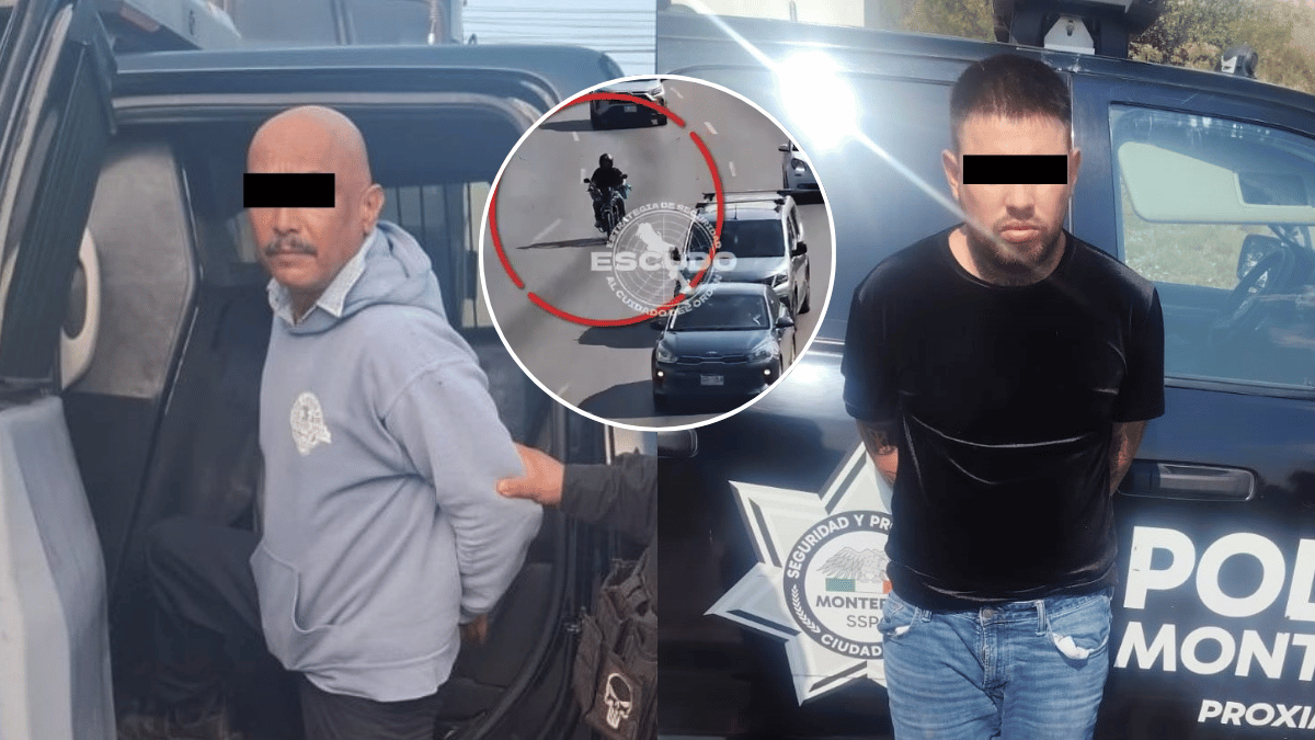 Detienen a dos hombre por robos de motos en Monterrey