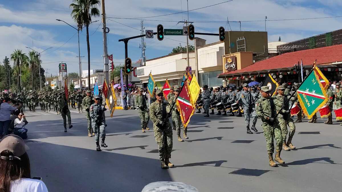 Elementos de seguridad participaron en el recorrido junto con unidades especializadas y binomios canófilos.