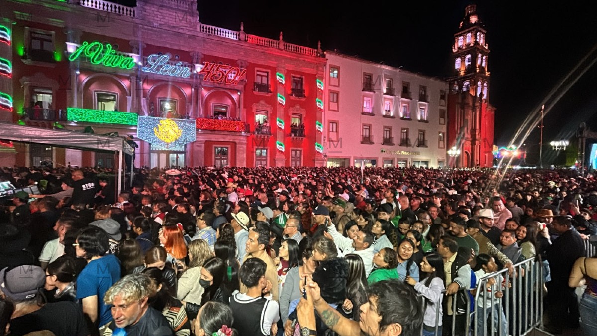 Grito de Independencia en León.