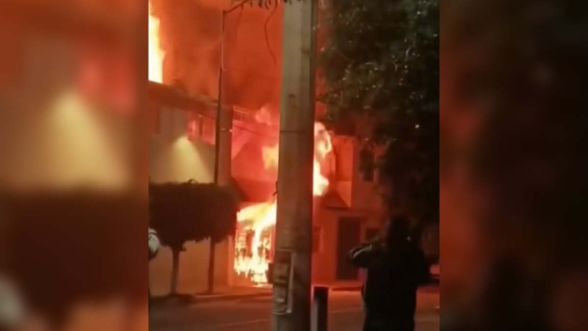 Un incendio provocado por pirotecnia en la GAM deja 14 perritos muertos.