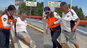 Los elementos policiales se encontraban circulando por la zona.