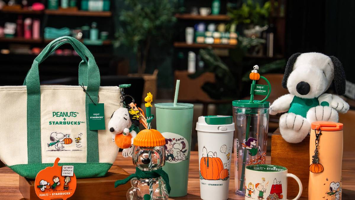 Starbucks celebra el otoño con la familia Peanuts