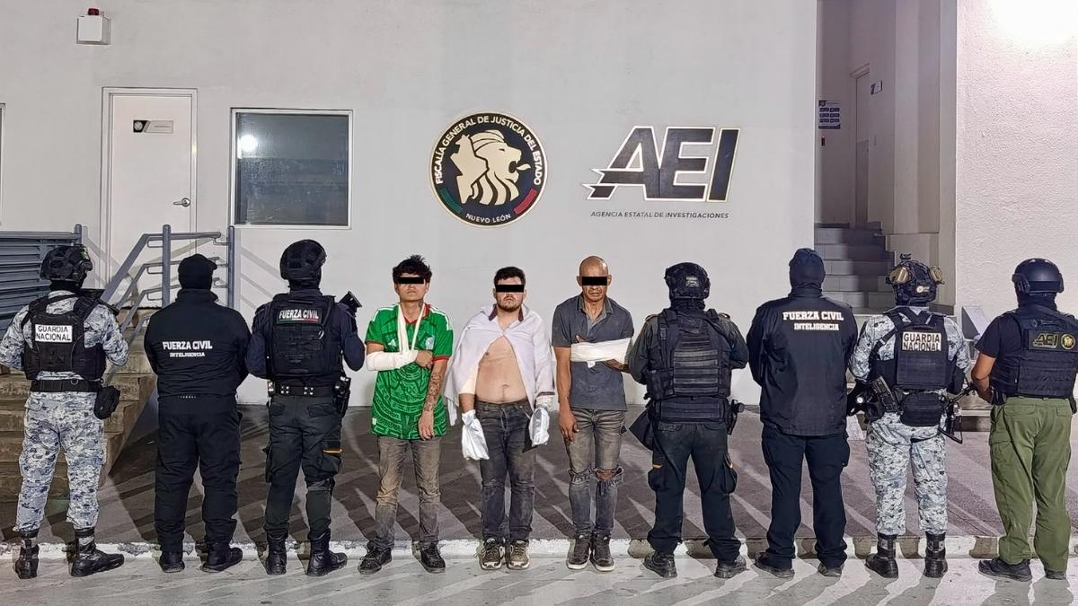 La División Aérea de Fuerza Civil detectó desde el aire el vehículo reportado como robado en Cadereyta.