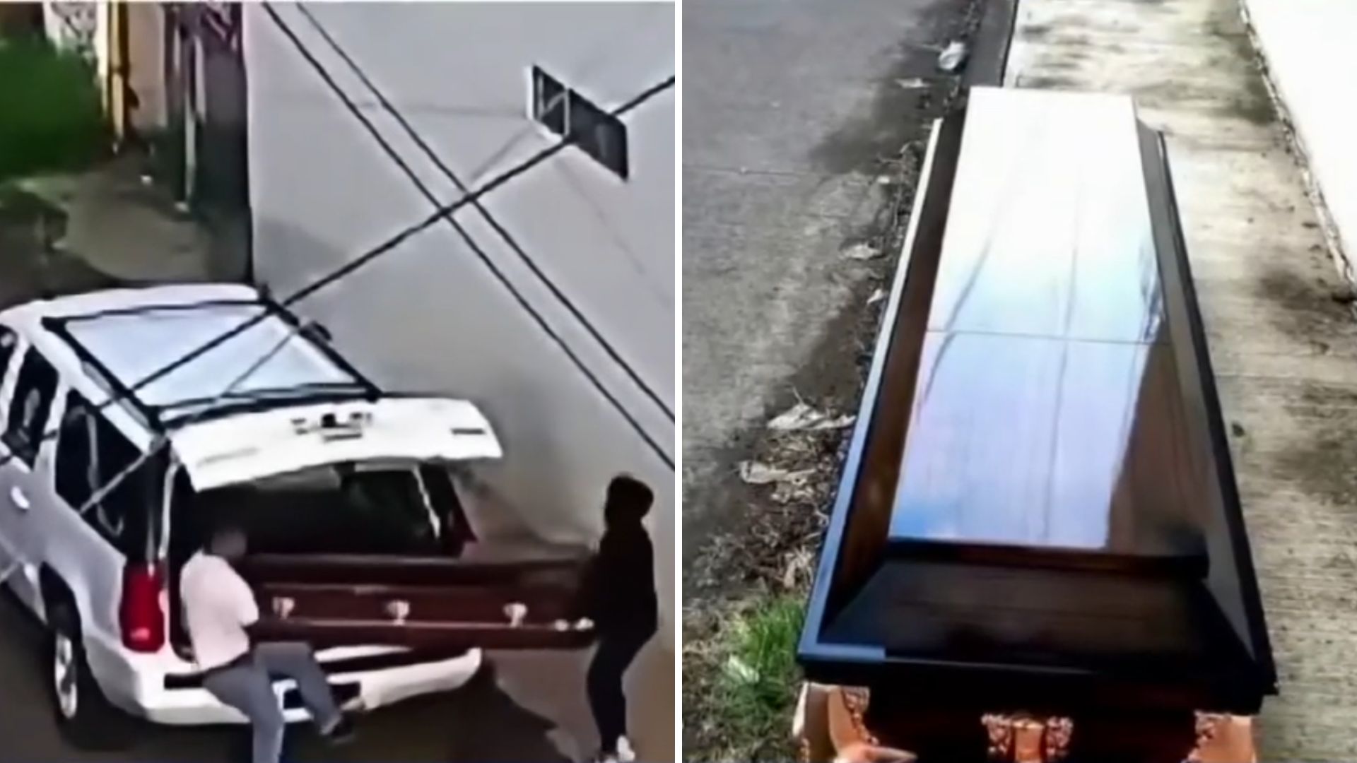 Encuentran cuerpo embalsamado dentro de ataúd abandonado en Uruapan, Michoacán