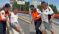 Los elementos policiales se encontraban circulando por la zona.