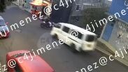 Motociclista resulta lesionado tras ser embestido por transporte público en Iztapalapa