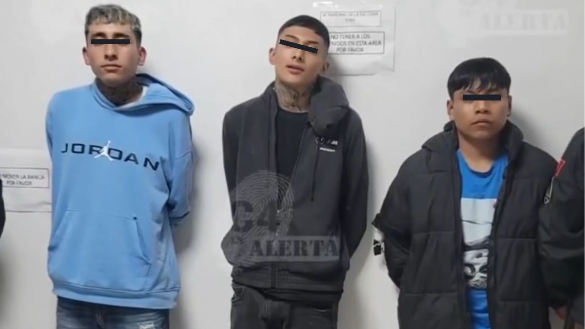 Los tres sujetos fueron detenidos en la colonia San Bartolo Ameyalco, alcaldía Álvaro Obregón.
