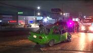 Conductor resulta lesionado tras choque en avenida Lincoln y Real de Cumbres, Monterrey