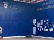 Estudiantes de las preparatorias 17 y 18 de la UDG protestan por presunto acoso sexual y violencia.