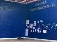 Estudiantes de las preparatorias 17 y 18 de la UDG protestan por presunto acoso sexual y violencia.