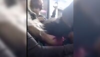 Varios pasajeros de la unidad público impidieron que la mujer saliera del transporte | Telediario
