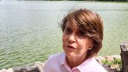 La presencia del cocodrilo sorprendió incluso a la administración de la laguna de San Baltazar / Agencia Es Imagen