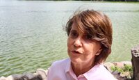 La presencia del cocodrilo sorprendió incluso a la administración de la laguna de San Baltazar / Agencia Es Imagen