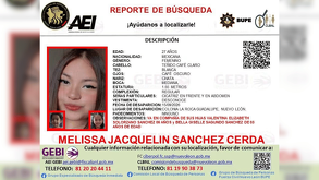 Reporte de búsqueda de Melissa Jacquelin y sus dos hijas en Guadalupe
