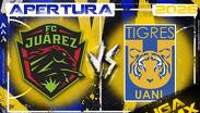 Tigres llega a este partido en el lugar número 14°, mientras que Juárez en el 18°.