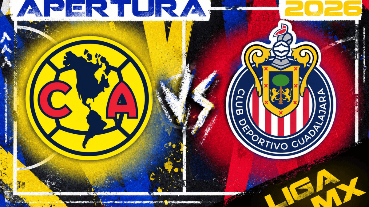 América y Chivas se verán las caras en la jornada 9 del Apertura 2026 en el Estadio Banorte.