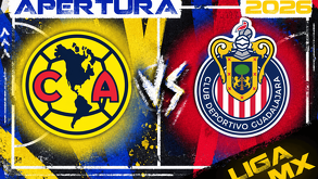 América y Chivas se verán las caras en la jornada 9 del Apertura 2026 en el Estadio Banorte.