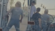Captan pelea entre conductores en Apodaca