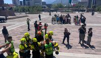Cuerpos de auxilio activaron los protocolos de emergencia.| Fabricio Gallegos